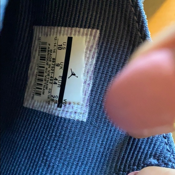 Air Jordan to retro Decon thunder blue - Picture 3 of 3